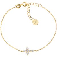 Bracciale Amen Donna Croci in Argento Zircone BRCRPAGBZ - BRCRPAGBZ